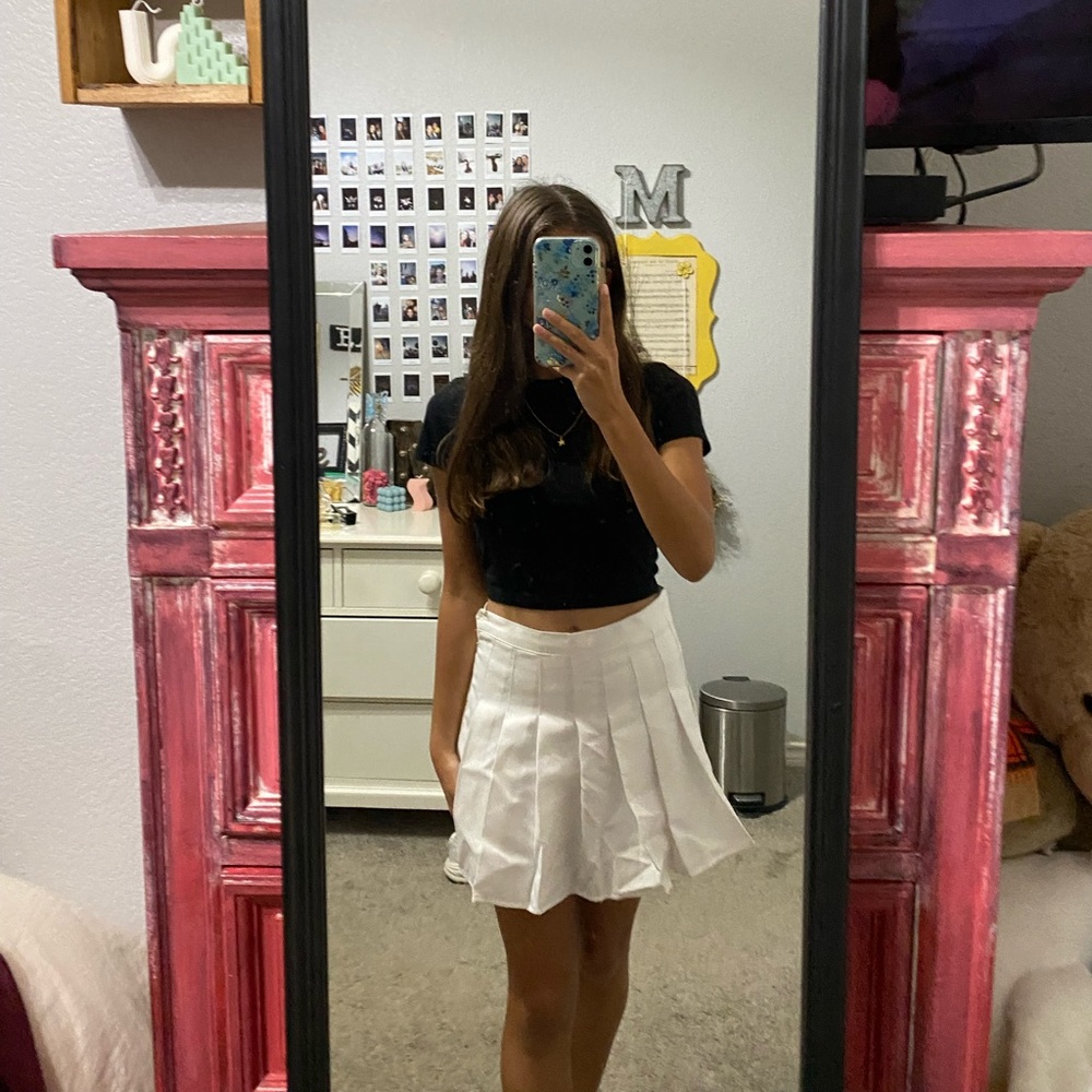 White Tennis Skirt